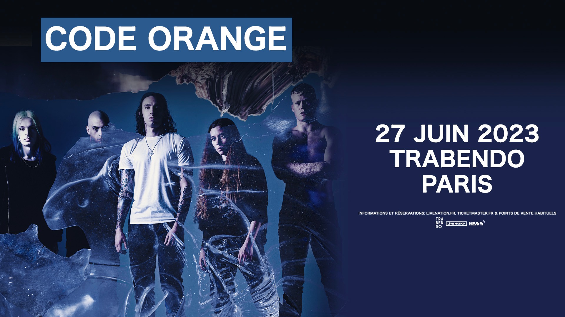 Code Orange @ Trabendo (Paris), le 27 Juin 2023