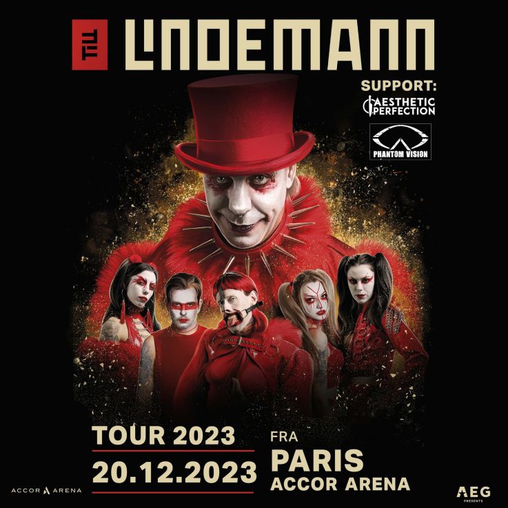 Till Lindemann + Aesthetic Perfection @ Accor Hotel … bref Bercy (Paris), le 20 Décembre 2023