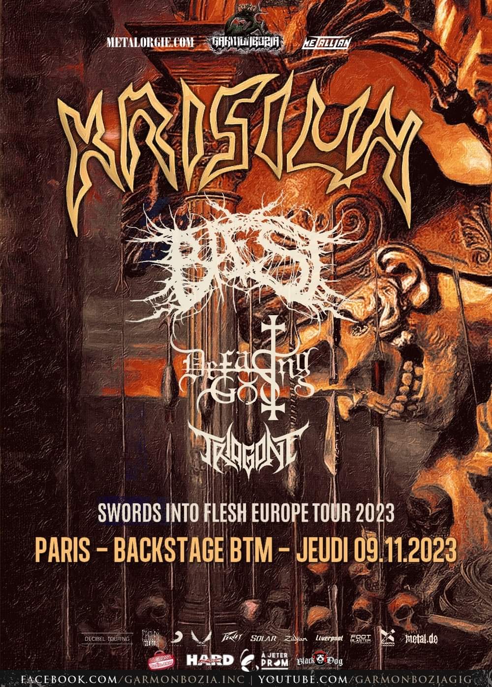 Krisiun @ Backstage by the Mills (Paris), le 9 Novembre 2023