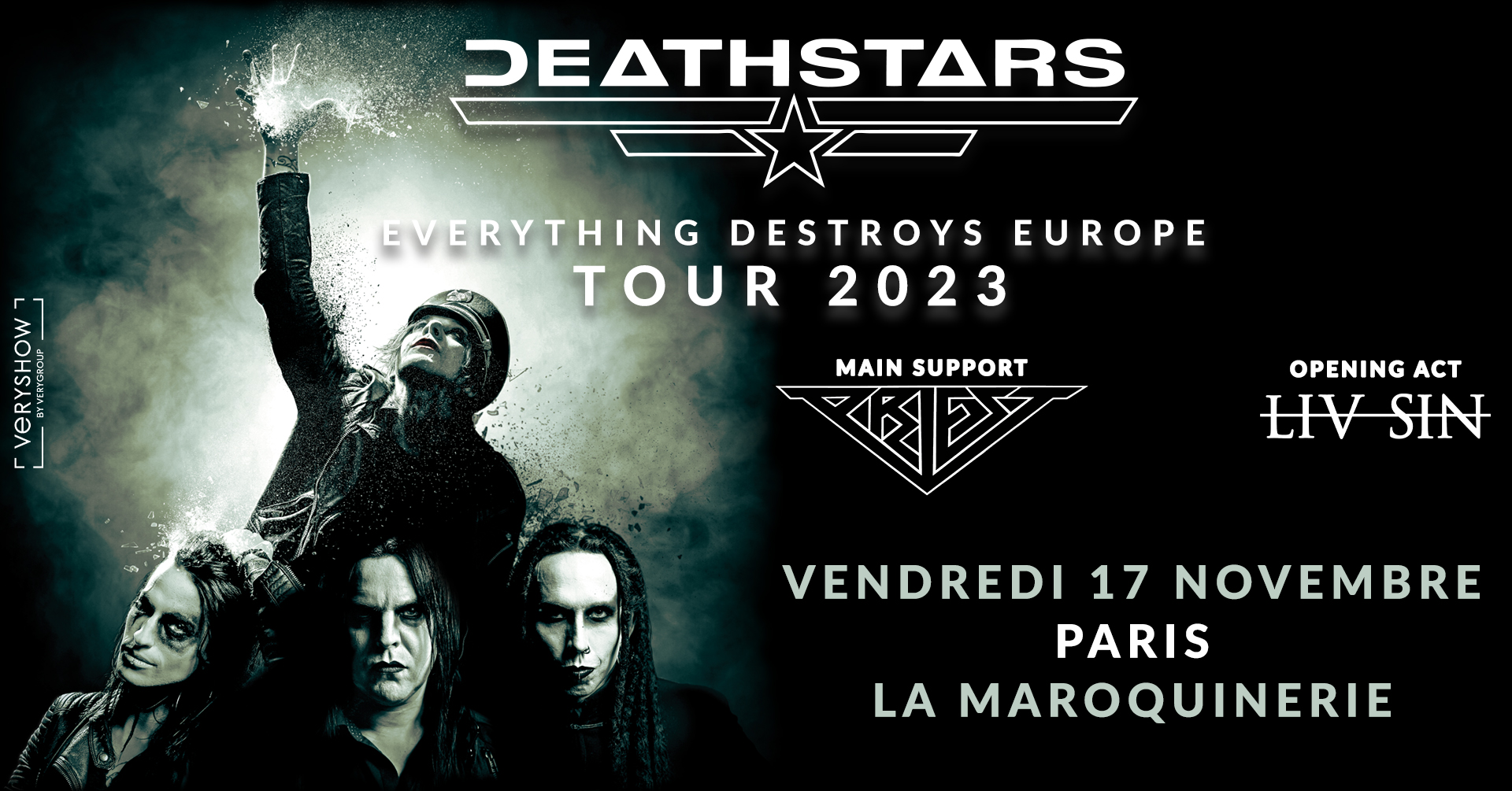 Deathstars @ La Maroquinerie (Paris), le 17 Novembre 2023