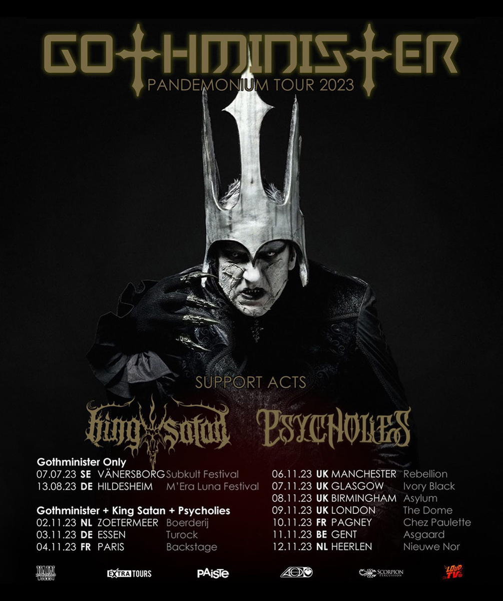 Gothminister + King Satan @ Backstage by the Mills (Paris), le 5 Novembre 2023