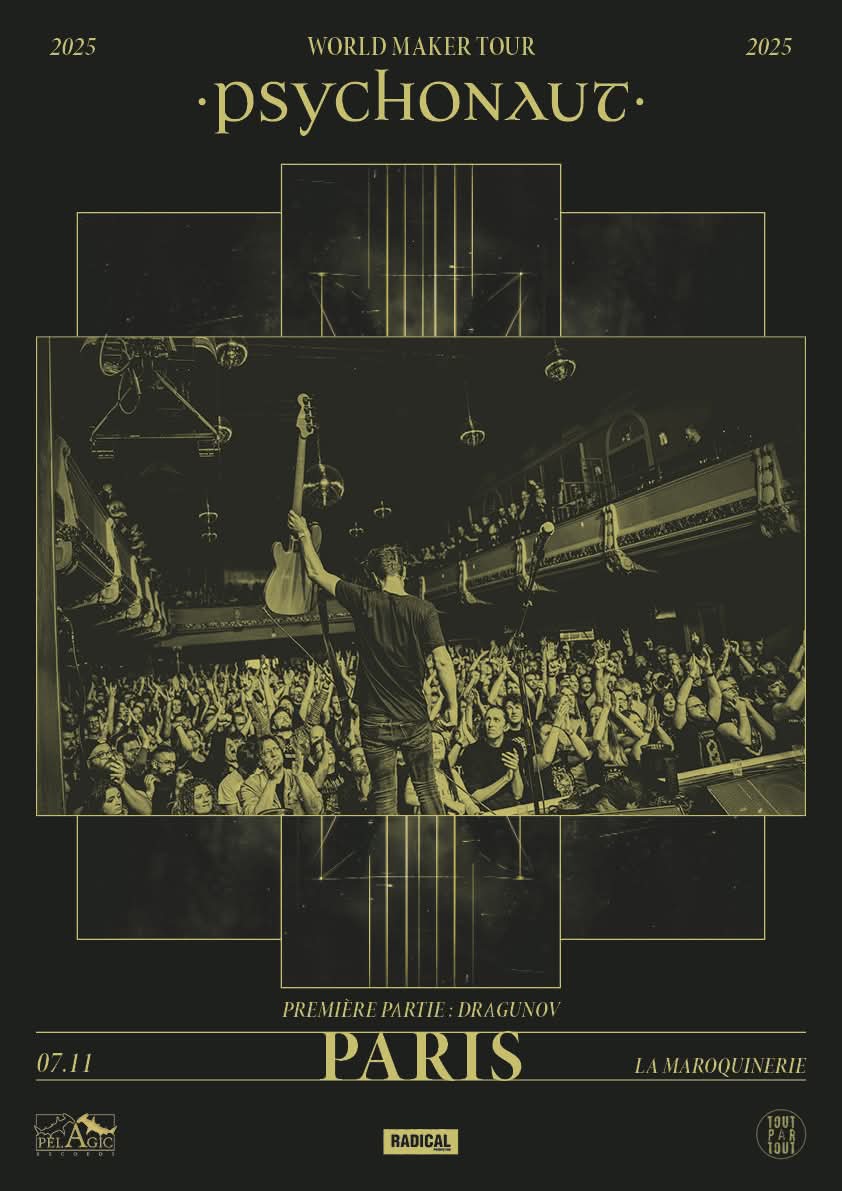 Psychonaut + Dragunov @ La Maroquinerie (Paris), le 7 Novembre 2025 