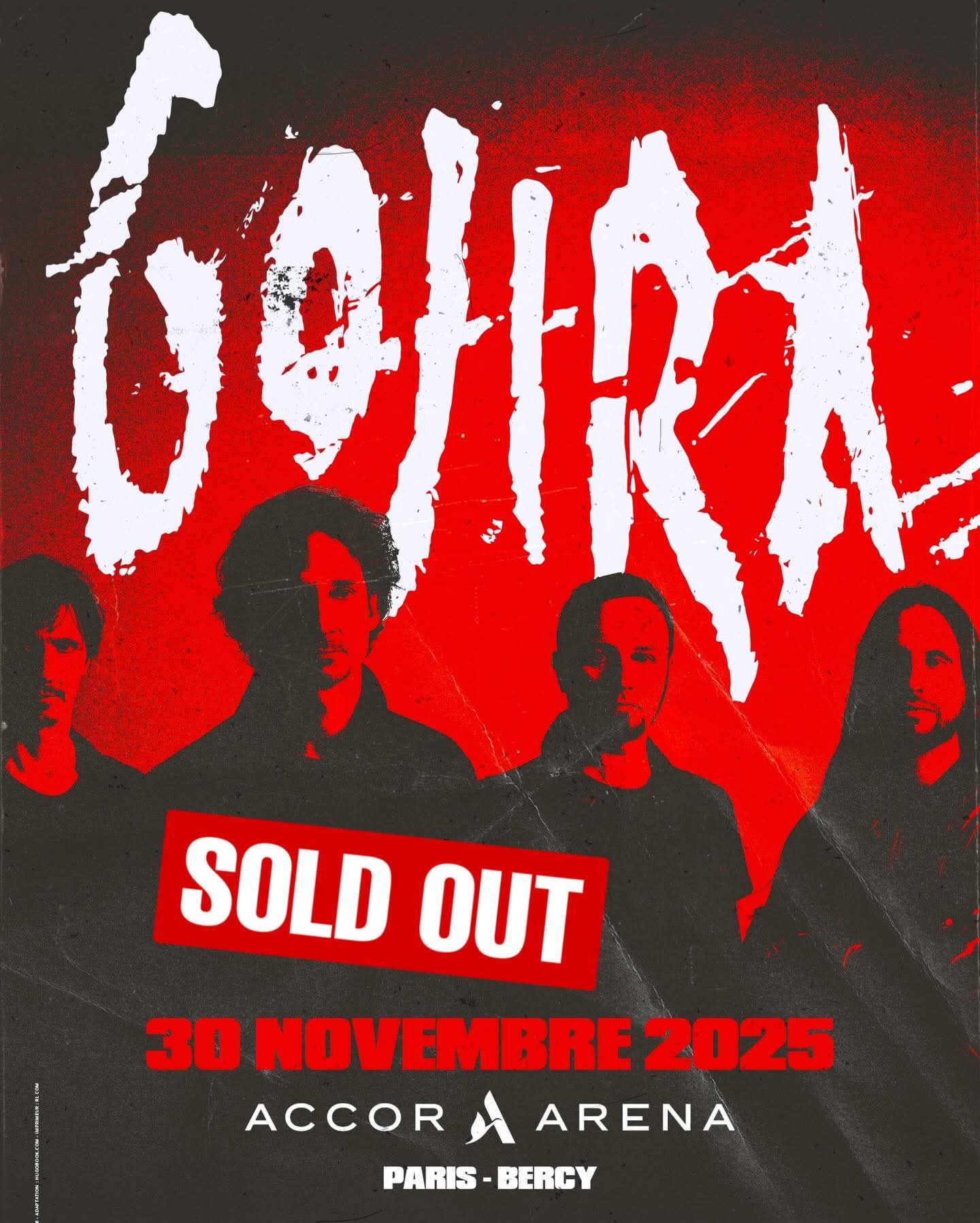 Gojira @ Accor Arena (Paris), le 30 Novembre 2025 