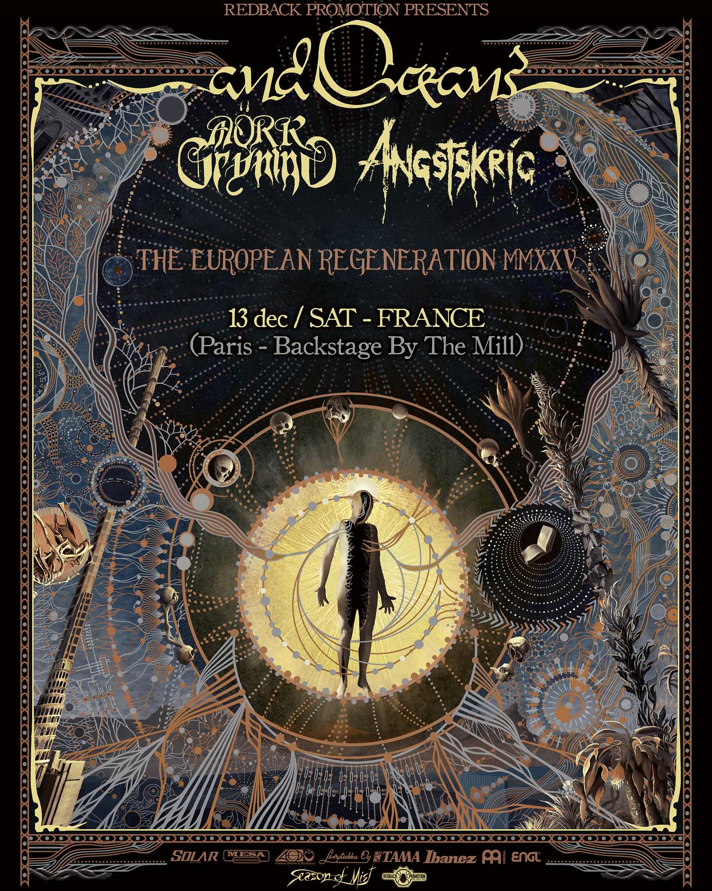 …and Oceans @ Backstage By the Mills (Paris), le 13 Décembre 2025